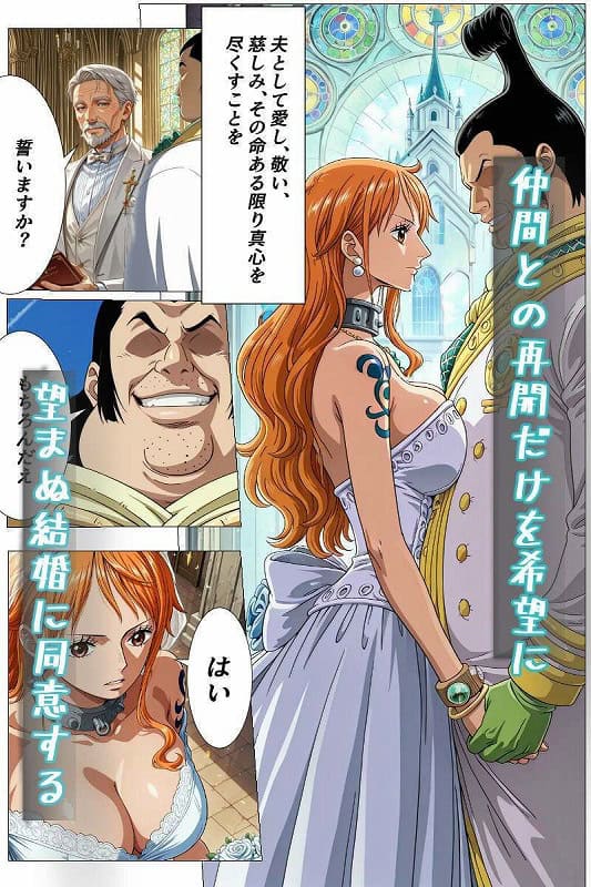 隷属のウエディングドレス 天竜人に捕まった泥棒猫の末路-監獄船-エロ漫画No (5)