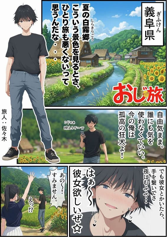 【義阜編】おじさん、私を旅に連れてって-エロ漫画コミックAi-NO (1)