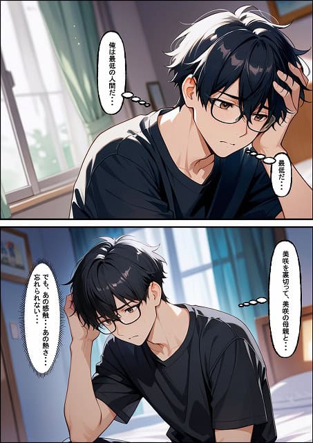 彼女の母親（42）に初体験を奪われたら、年上の魅力に抗えなくなって昼間は彼女、夜は母親という二重生活で罪悪感と快楽に溺れまくった話 (20)